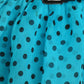 CHRISTIAN DIOR -  1980s Silk Organza Polka Dot Dress, Size-6