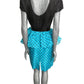 CHRISTIAN DIOR -  1980s Silk Organza Polka Dot Dress, Size-6