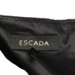 ESCADA - 2010s Silver & Black Beaded Evening Gown, Size 10