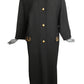GEOFFREY BEENE - 1986 Black Wool Lesage Embroidered Coat, Size-10