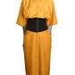 GIANFRANCO FERRE - 1980s Silk Corseted Dress, Size-8