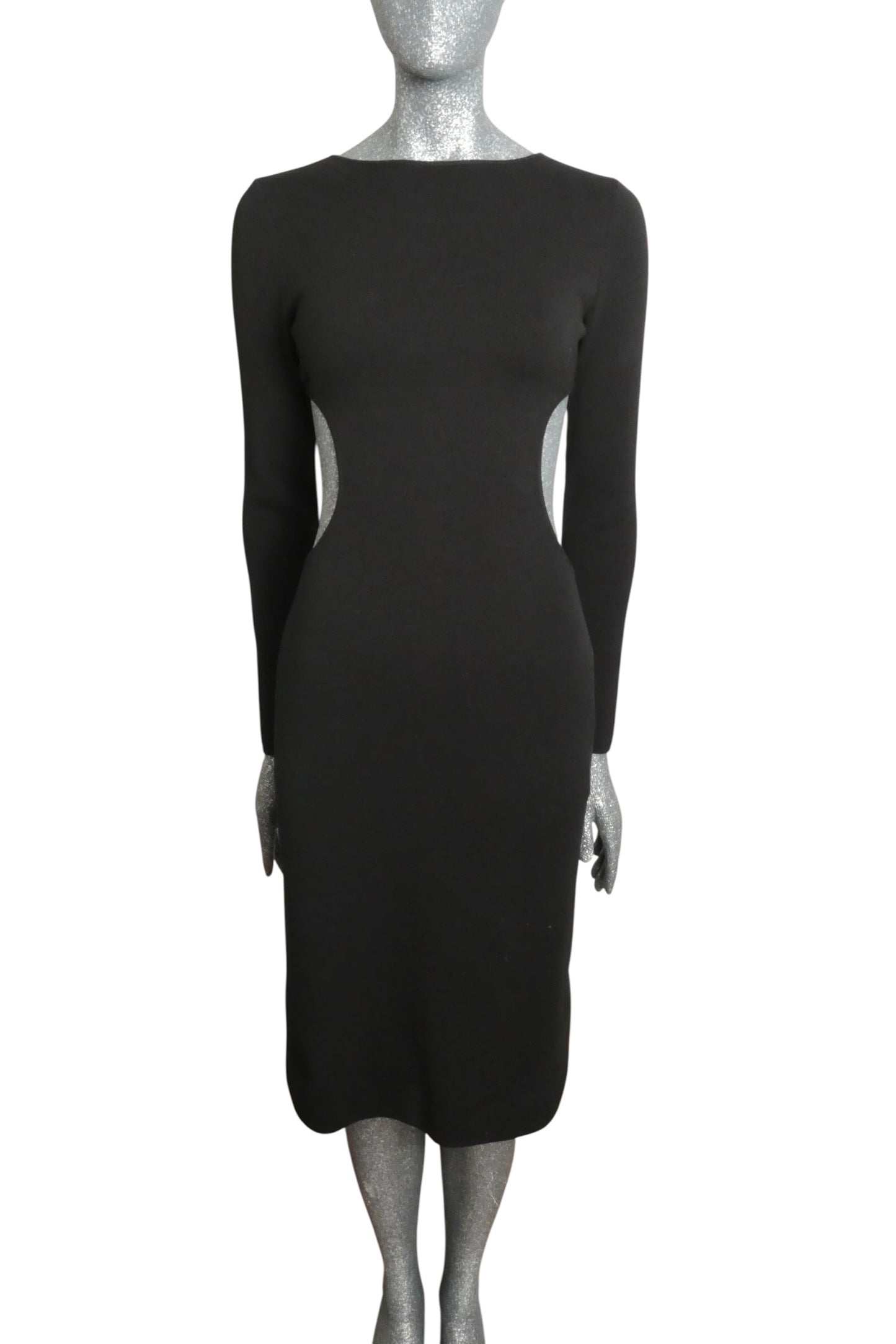 GUCCI - 2023 NWT Knit Cut-Out Bodycon Dress, Size XSmall