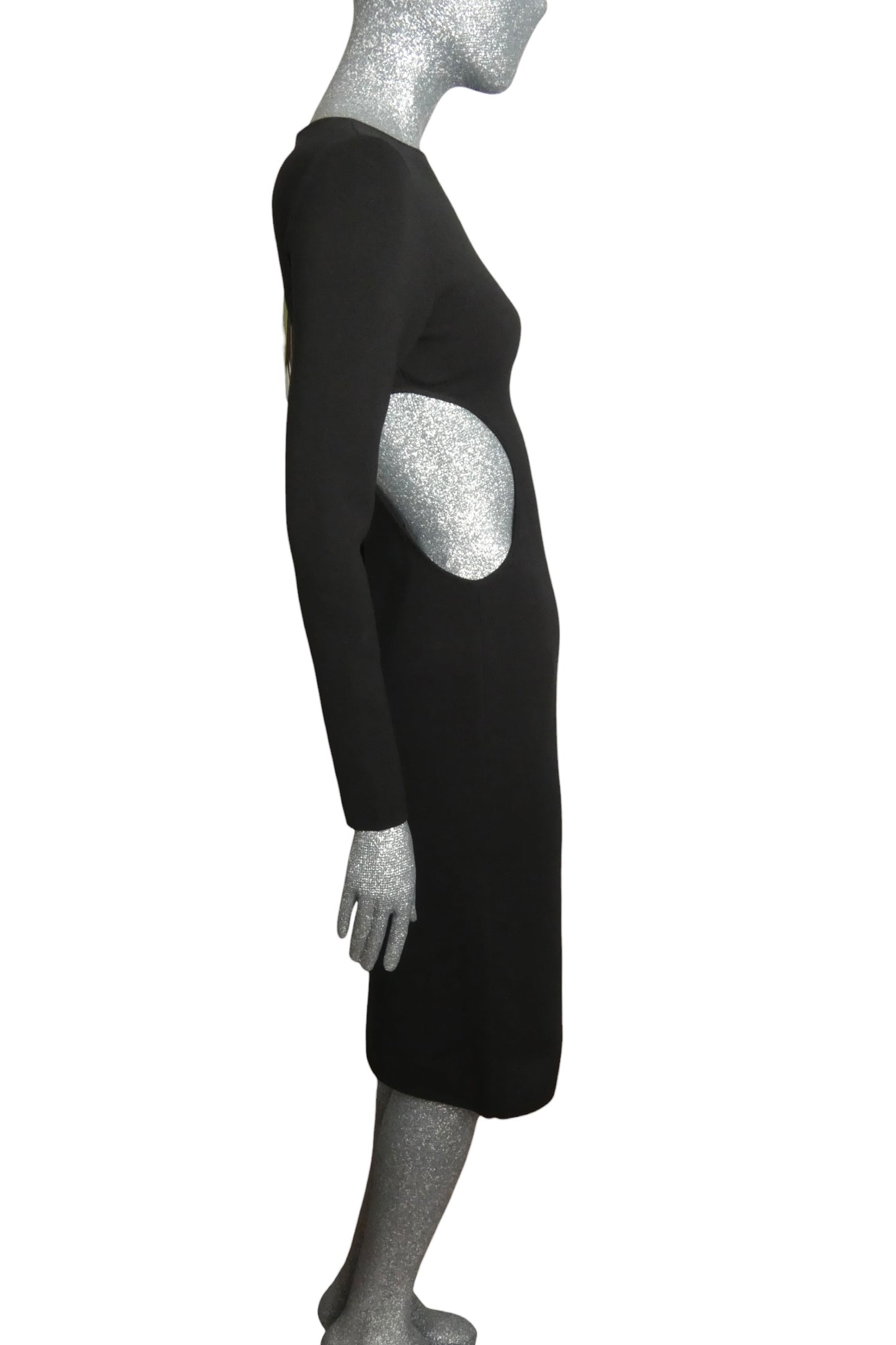 GUCCI - 2023 NWT Knit Cut-Out Bodycon Dress, Size XSmall