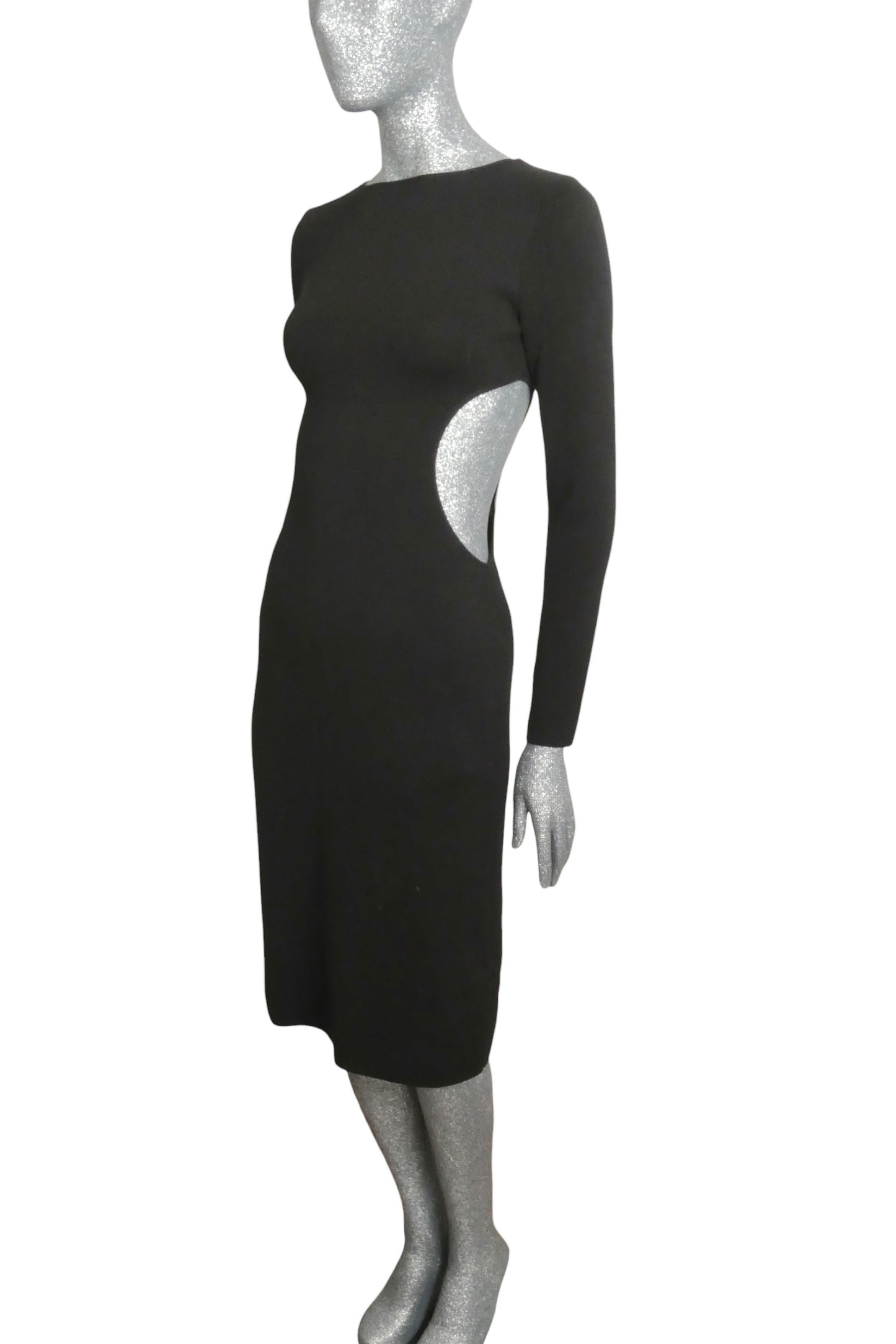 GUCCI - 2023 NWT Knit Cut-Out Bodycon Dress, Size XSmall