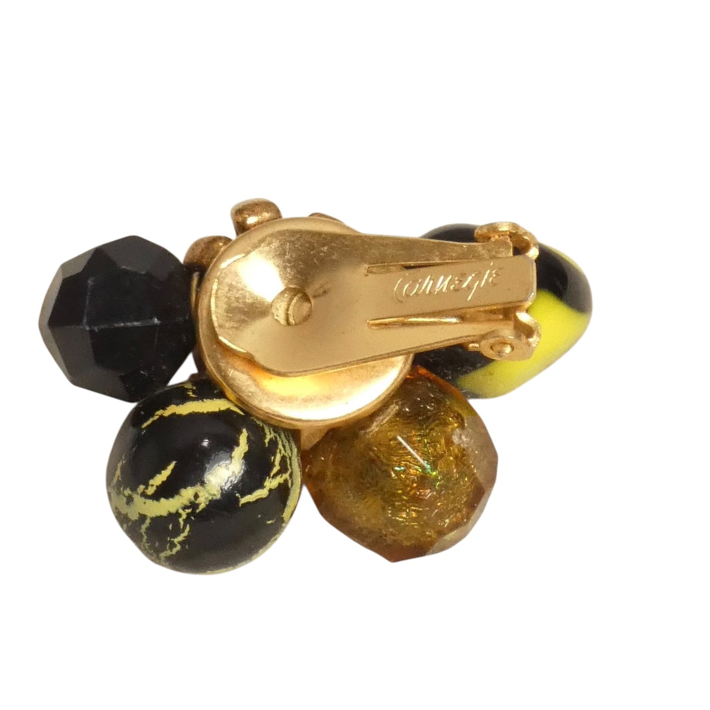 HATTIE CARNEGIE - 1950s Bead Earrings