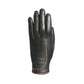 HERMES - Vintage Black Leather Gloves, Size-6