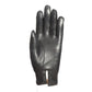 HERMES - Vintage Black Leather & Suede Gloves, Size-6