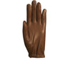 HERMES - Vintage Brown Leather Gloves, Size 6 1/2