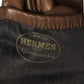 HERMES - Vintage Brown Leather Gloves, Size 6 1/2