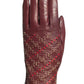 HERMES - Vintage Woven Leather Gloves, Size-6 1/2