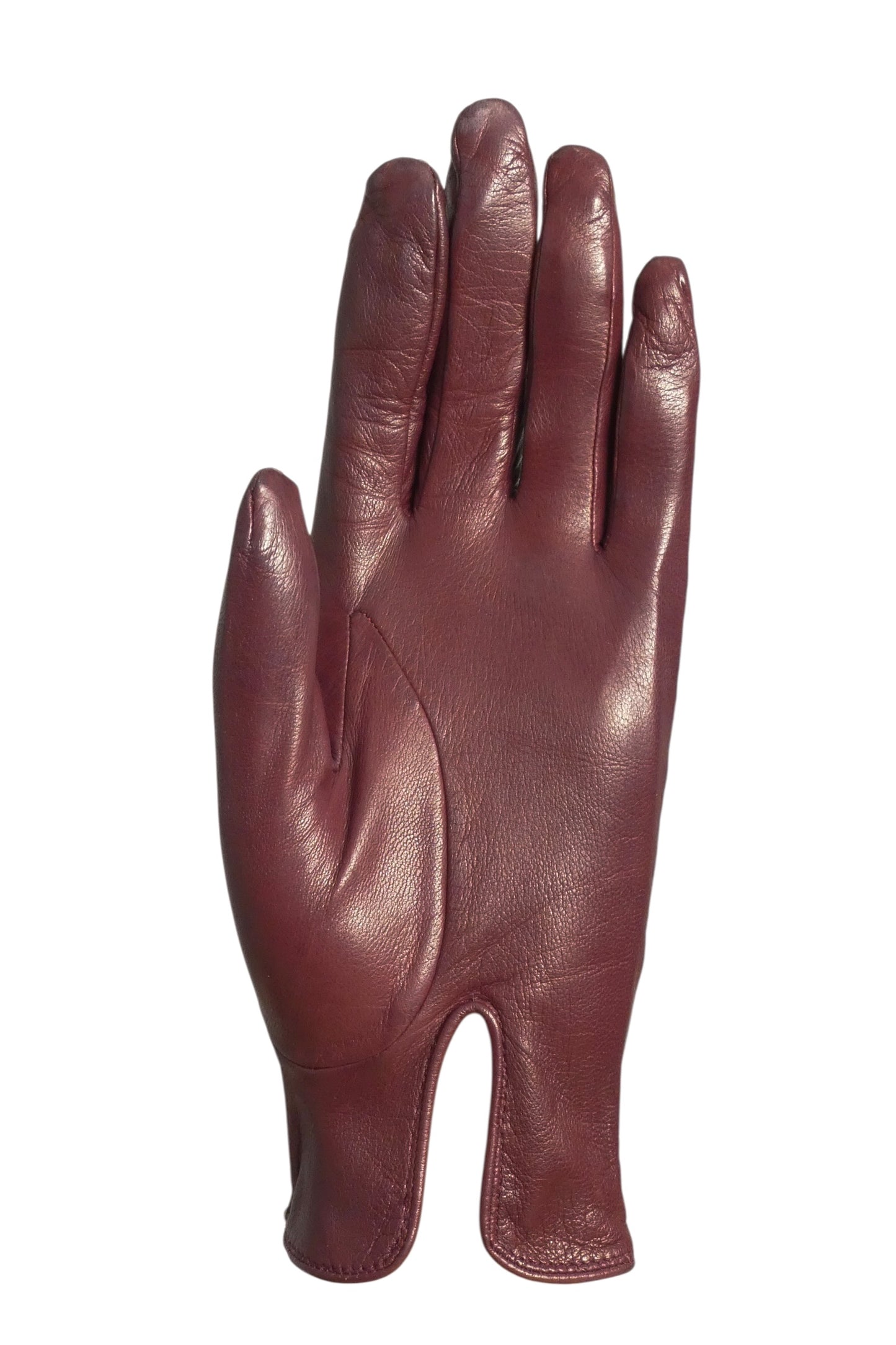 HERMES - Vintage Woven Leather Gloves, Size-6 1/2