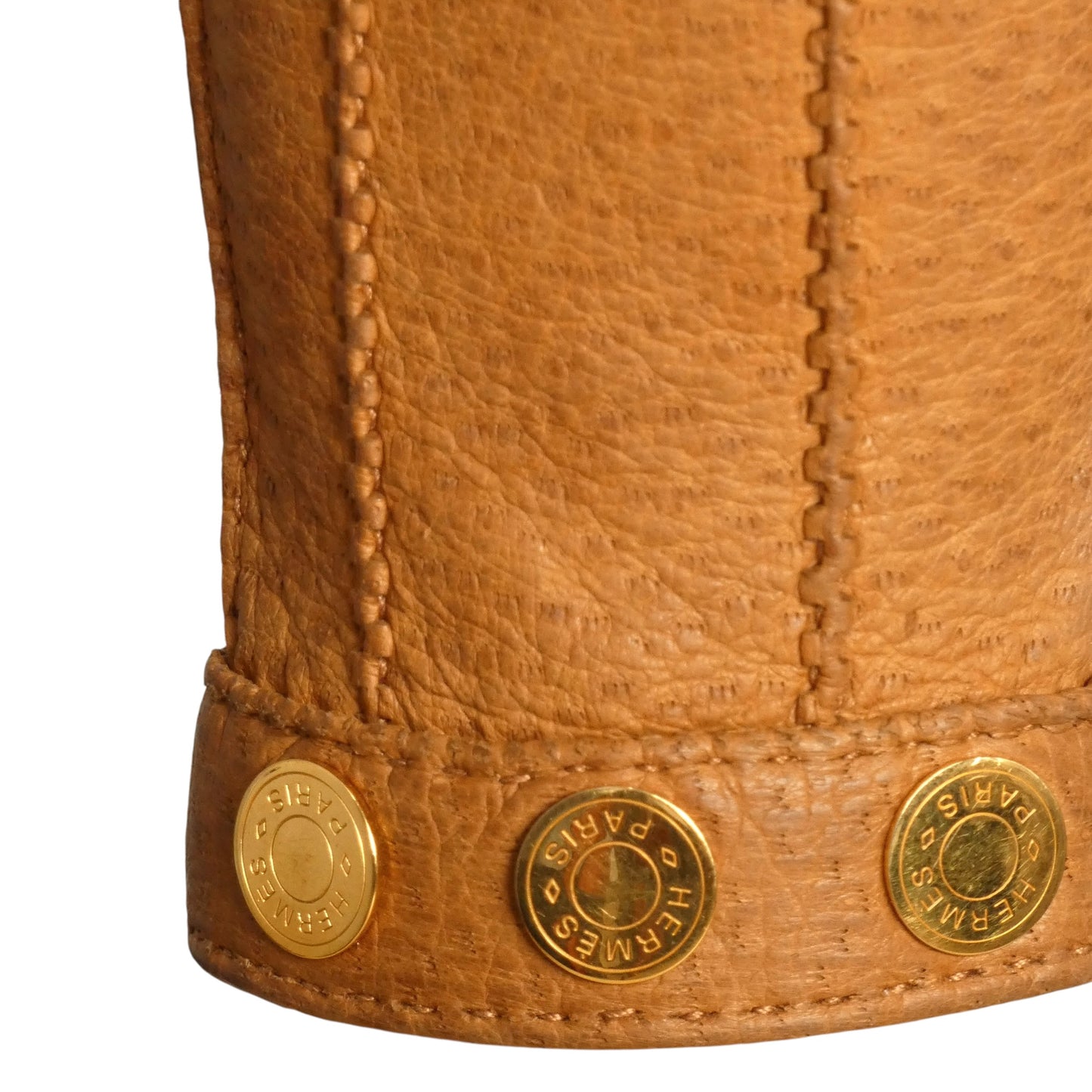 HERMES - Vintage Leather Serie Gloves, Size 6 1/2