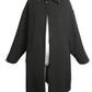 ISAAC MIZRAHI - 1990s Black Wool & Velveteen Coat, Size-Small