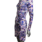 ISABEL MARANT-2022 Printed Velvet Dress, Size-6