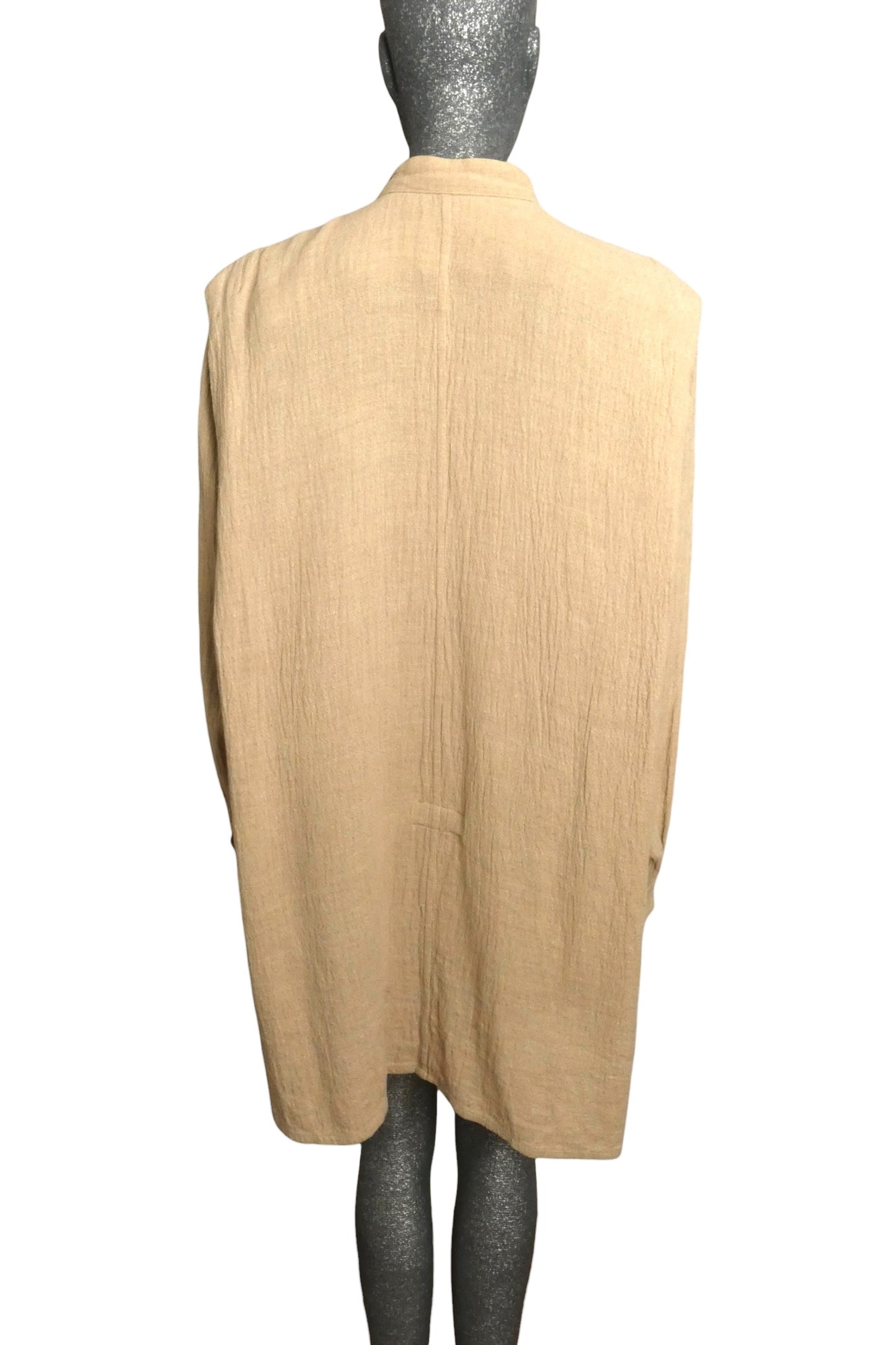 ISSEY MIYAKE - 1980s Linen Jacket, Size-Medium