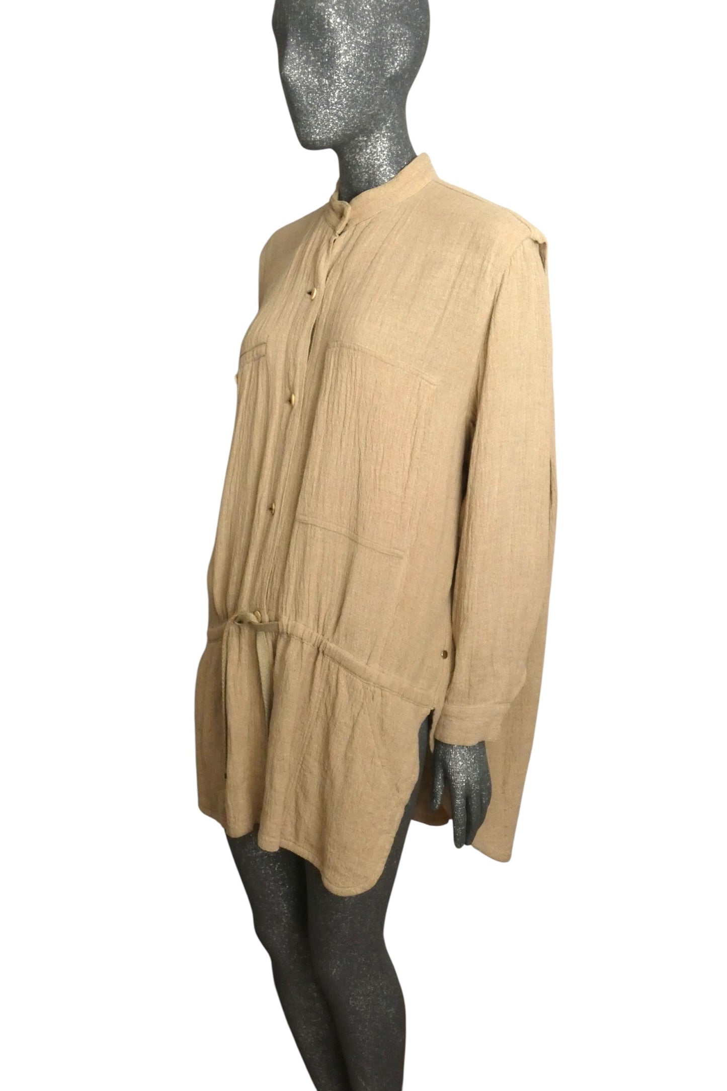 ISSEY MIYAKE - 1980s Linen Jacket, Size-Medium