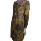 KRIZIA - 1980s Printed Wool Shirt Dress, Size-6