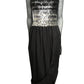 LILLI DIAMOND-1970s Sequin & Taffeta Dress, Size-8