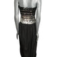 LILLI DIAMOND-1970s Sequin & Taffeta Dress, Size-8