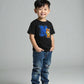 MOSCHINO - 2000s Cotton Varsity Patch T-Shirt, Size 3 Years