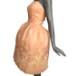 MICHAEL NOVARESE - 1960s Embroidered Organza Party Dress, Size-2