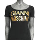 MOSCHINO JEANS - 1990s Cotton "Gianni Moschino" T-Shirt, Size-8