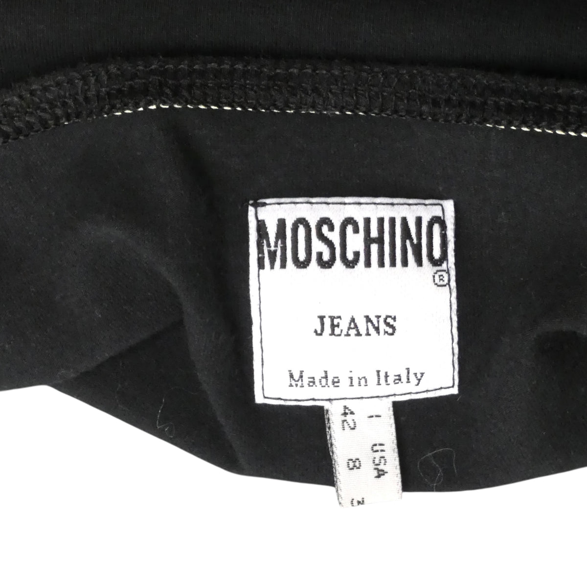 MOSCHINO JEANS - 1990s Cotton "Gianni Moschino" T-Shirt, Size-8