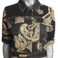 MOSCHINO JEANS - 1990s Paisley Print Denim Jacket, Size-8