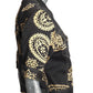 MOSCHINO JEANS - 1990s Paisley Print Denim Jacket, Size-8