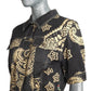 MOSCHINO JEANS - 1990s Paisley Print Denim Jacket, Size-8