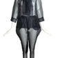 MOSCHINO - 2000s Crystal Organza Pant Ensemble, Size-8