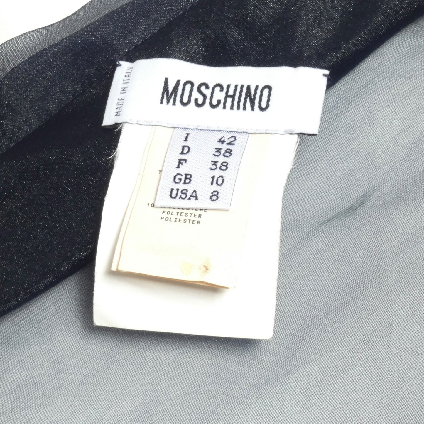 MOSCHINO - 2000s Crystal Organza Pant Ensemble, Size-8