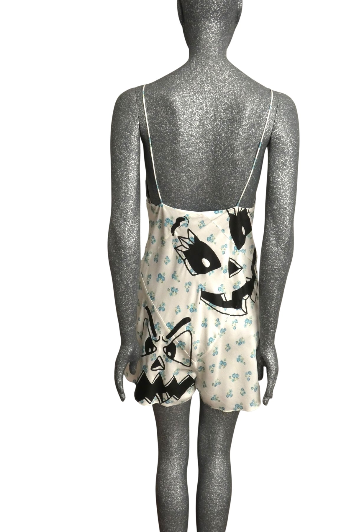 MOSCHINO COUTURE! - 2020 NWT Pumpkin Face & Floral Romper, Size-8