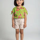 MOSCHINO BAMBINO - 2000s Cotton Butterfly Print Shirt, Size-2 Years
