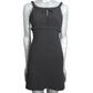 MOSCHINO CHEAP & CHIC - 1990s Black Crepe Shift Dress, Size-2