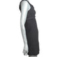 MOSCHINO CHEAP & CHIC - 1990s Black Crepe Shift Dress, Size-2