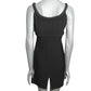 MOSCHINO CHEAP & CHIC - 1990s Black Crepe Shift Dress, Size-2