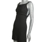 MOSCHINO CHEAP & CHIC - 1990s Black Crepe Shift Dress, Size-2