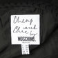 MOSCHINO CHEAP & CHIC - 1990s Black Crepe Shift Dress, Size-2