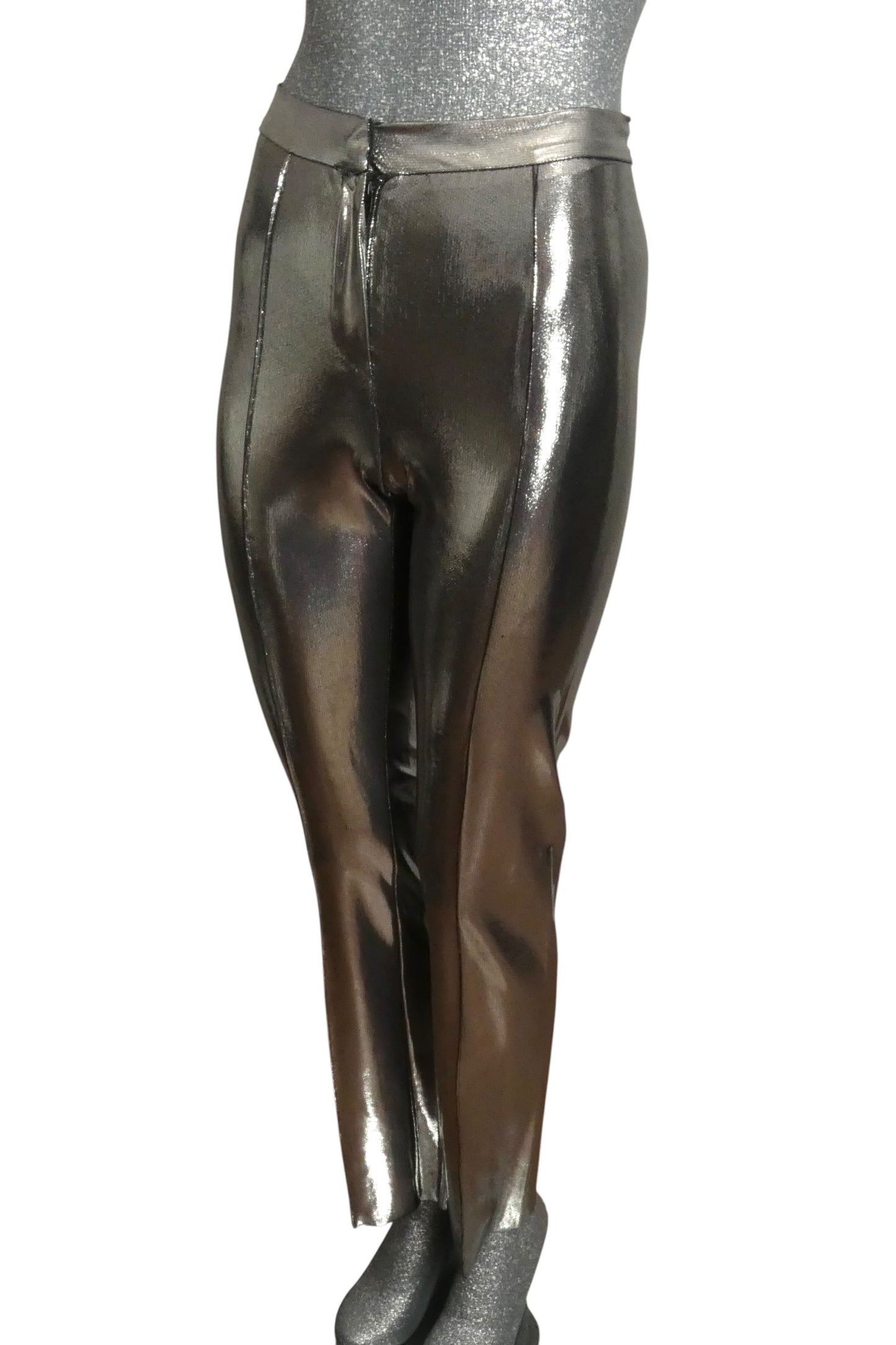 MOSCHINO CHEAP & CHIC - 1990s Lamé Pants, Size 6