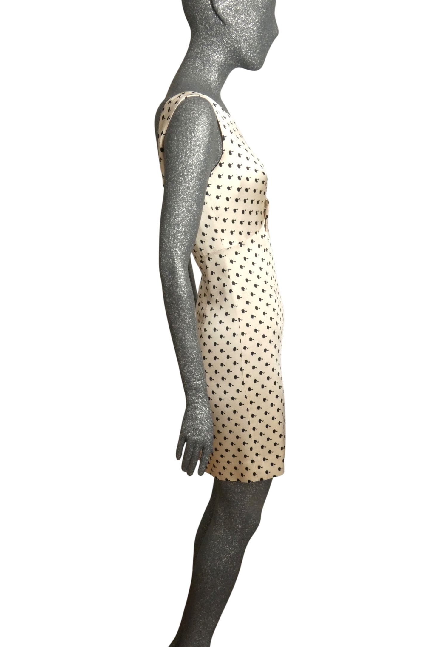 MOSCHINO CHEAP & CHIC - 1990s Olive Oyl Dress, Size 2