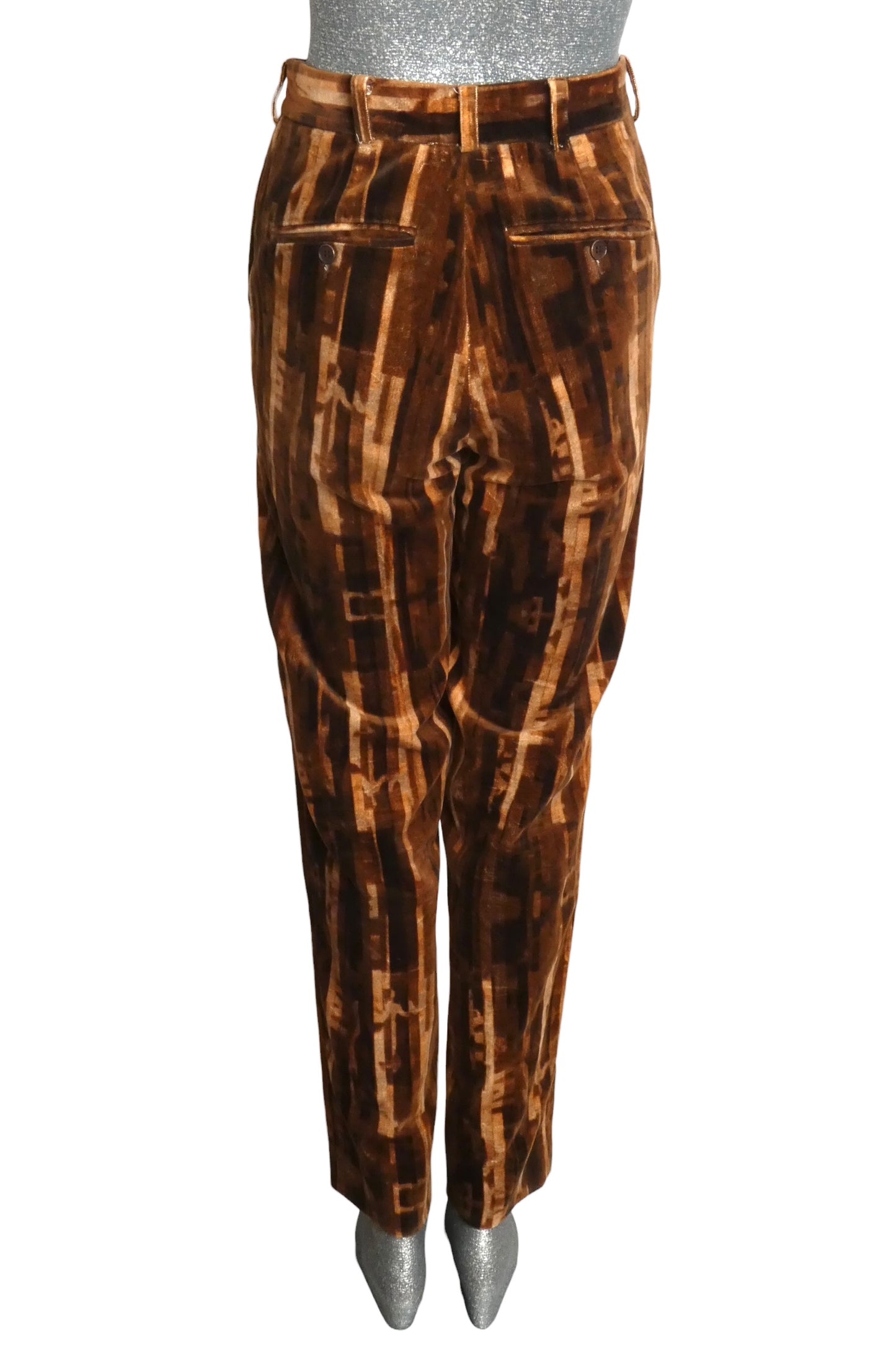MOSCHINO JEANS - 1990s Velvet Pants, Size 10