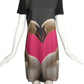 MOSCHINO CHEAP & CHIC - 2013 Rayon Print Shift Dress, Size-8