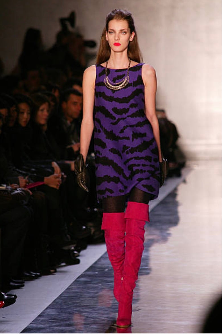MOSCHINO CHEAP & CHIC - 2008 Wool Shift Dress, Size-4