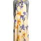 MOSCHINO CHEAP & CHIC - Ivory Floral Chiffon Evening Dress, Size-8