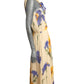 MOSCHINO CHEAP & CHIC - Ivory Floral Chiffon Evening Dress, Size-8