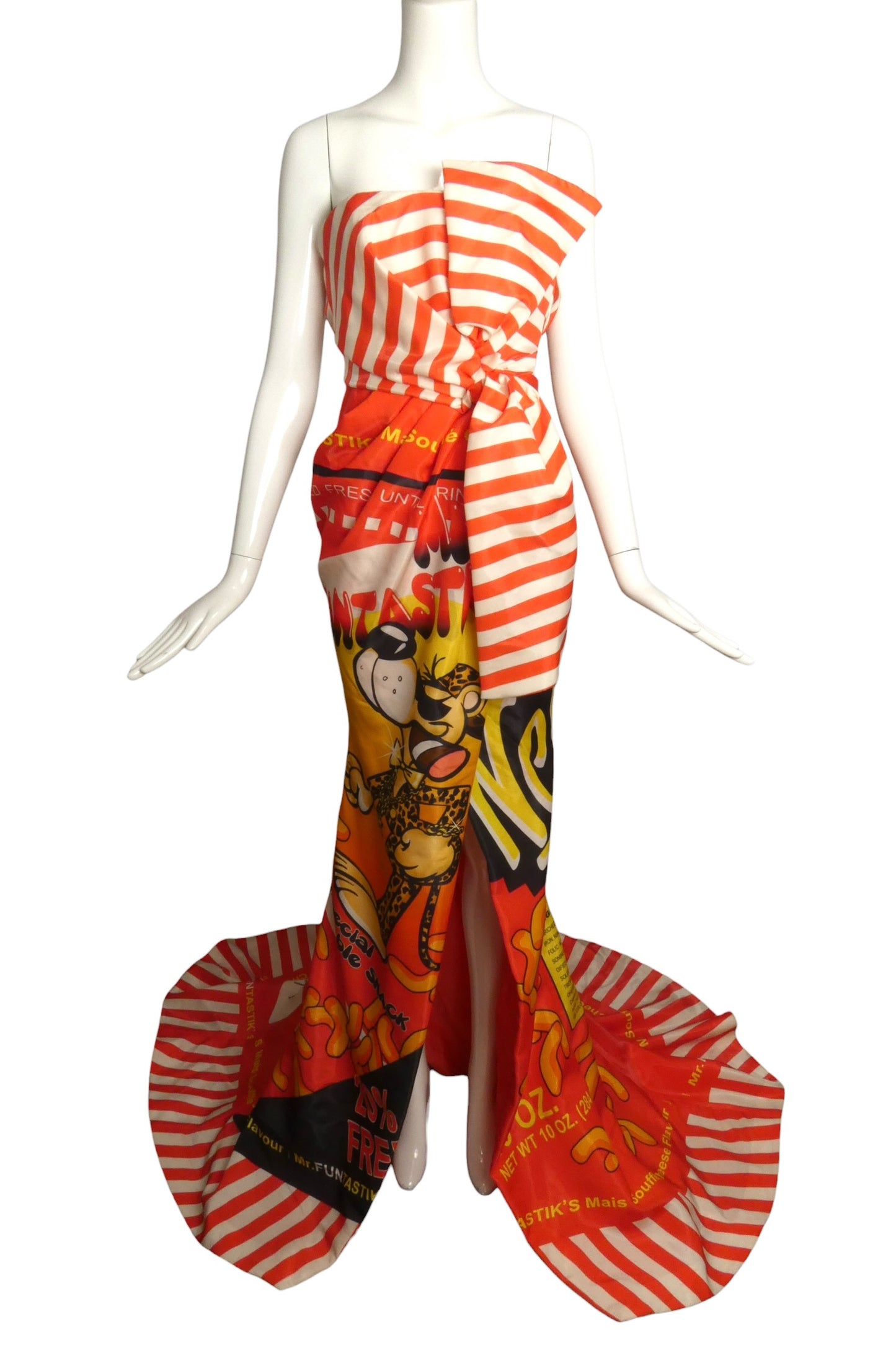 MOSCHINO COUTURE! - 2014 Gazar Print Evening Gown, Size-4