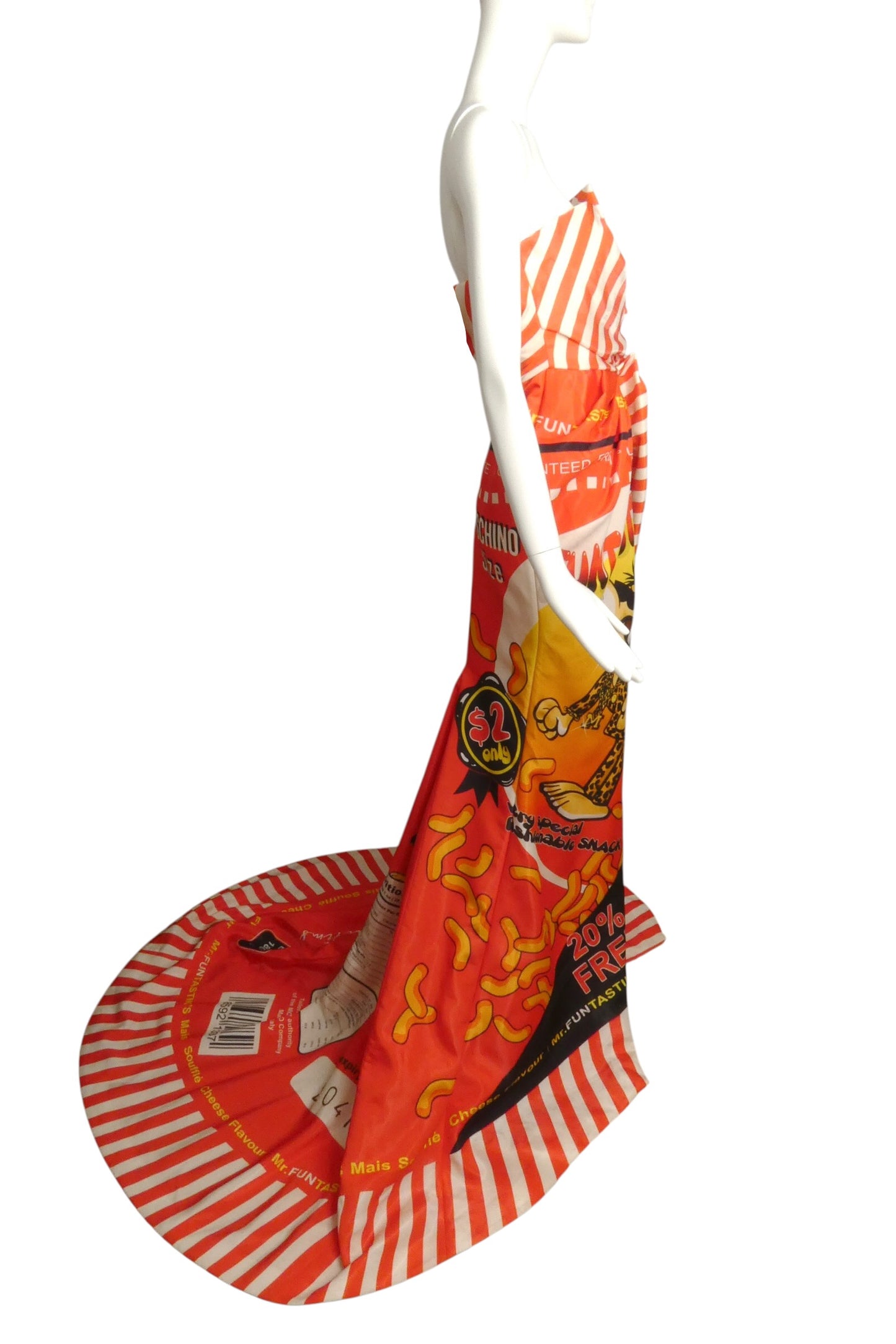 MOSCHINO COUTURE! - 2014 Gazar Print Evening Gown, Size-4