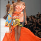 MOSCHINO COUTURE! - 2014 Gazar Print Evening Gown, Size-4