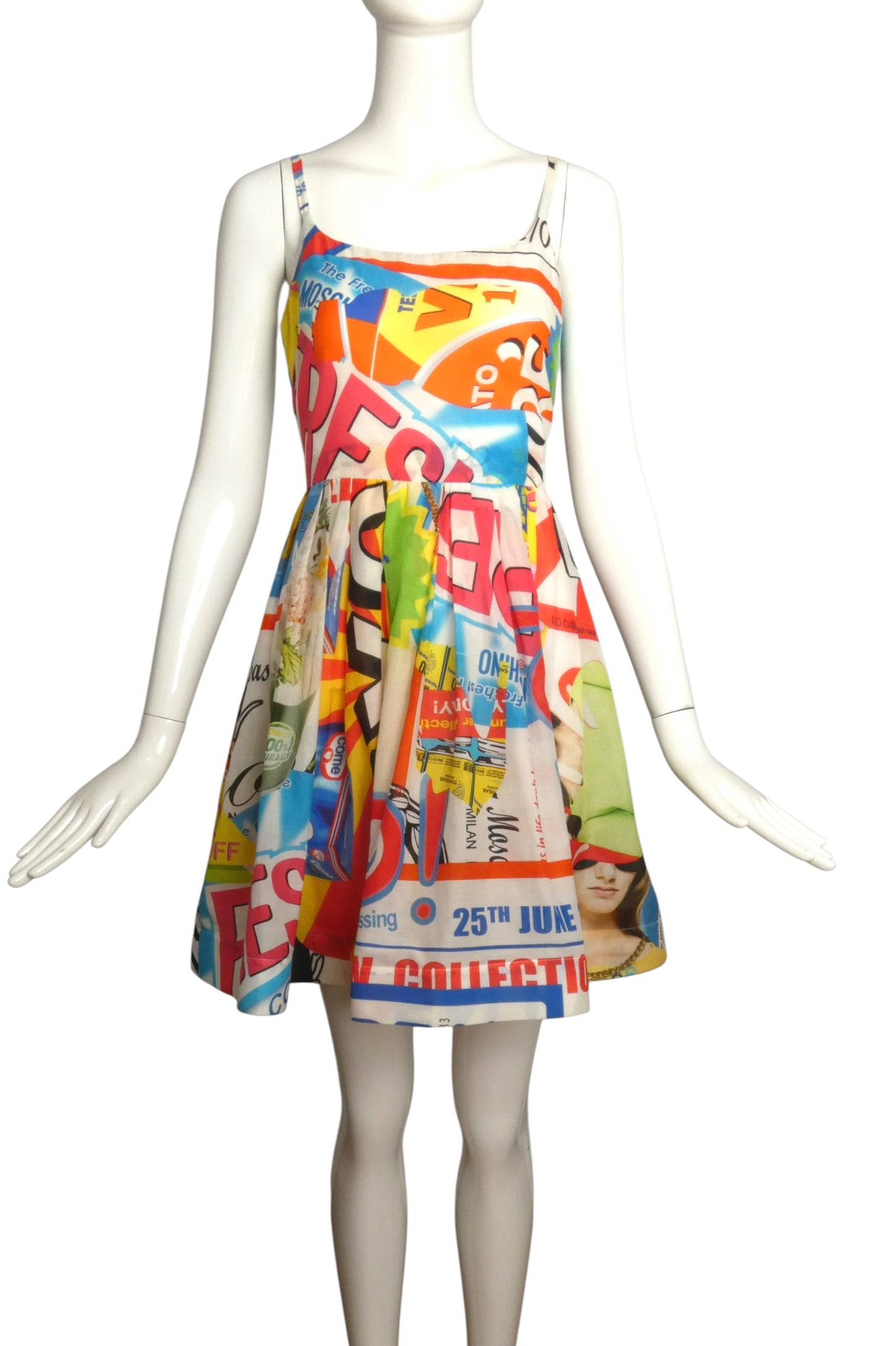 MOSCHINO COUTURE! - 2016 Cotton Batiste Dress, Size-6